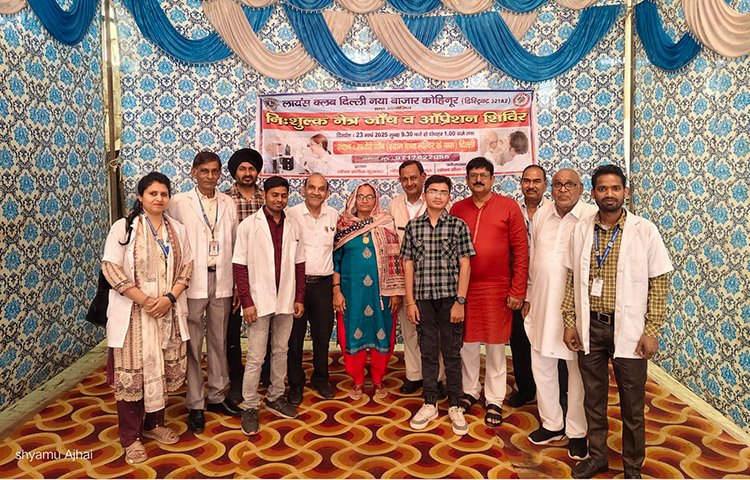 Eye Camp at Village Sanoth (near Shayam Baba Mandir)